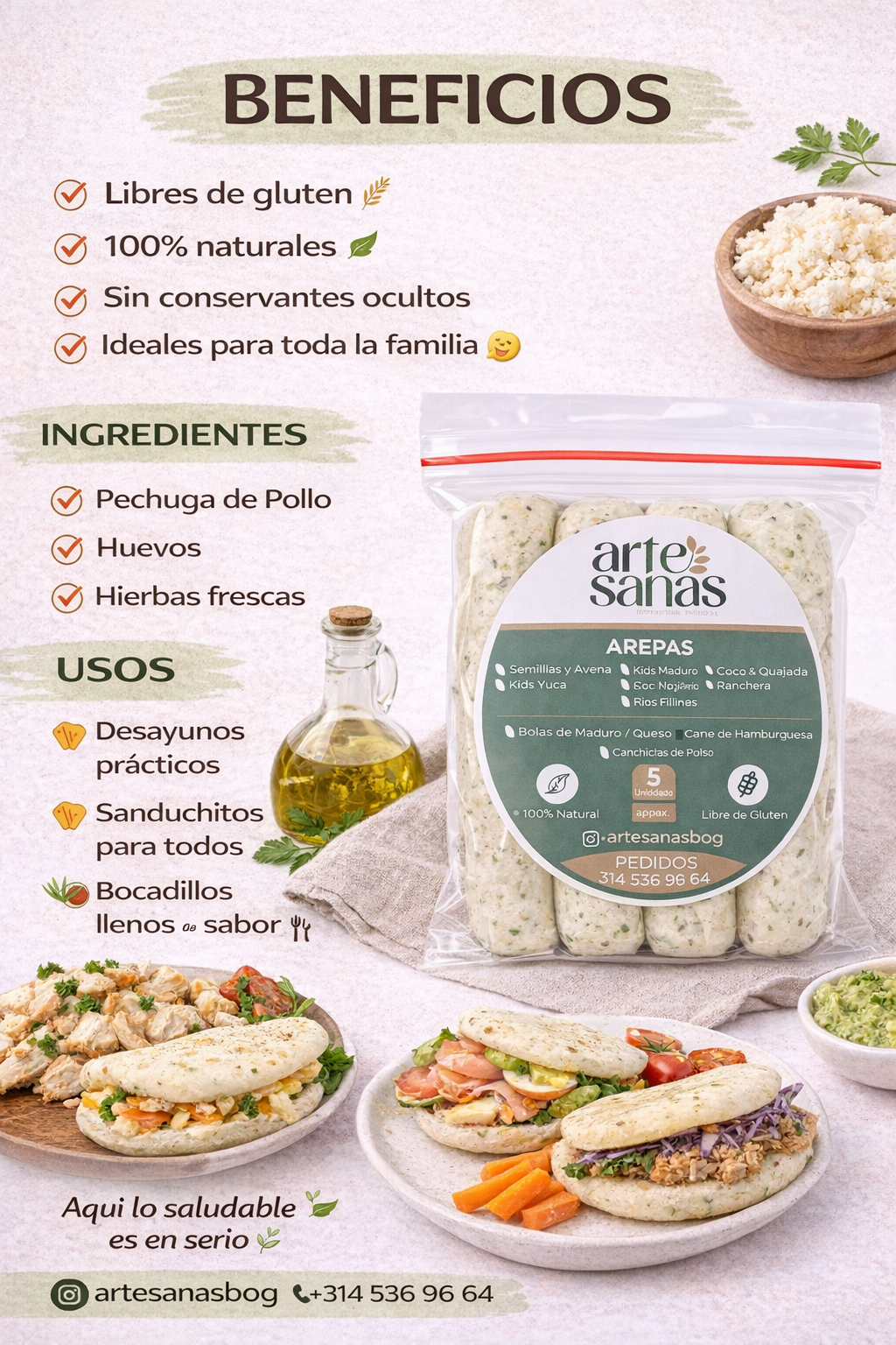 Salchichas De Pollo - Artesanas x4unid