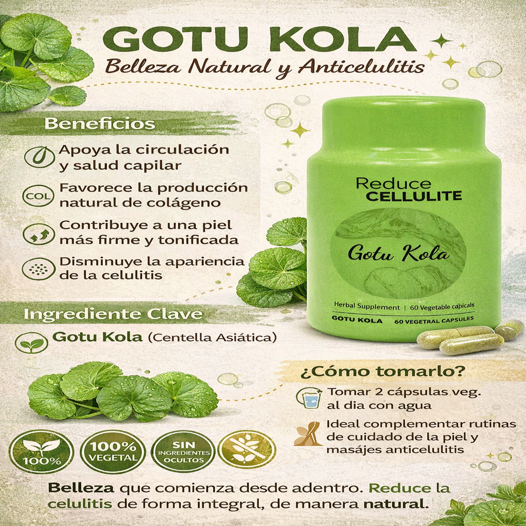 Reduce Celulitis - Gotu Kola x60caps