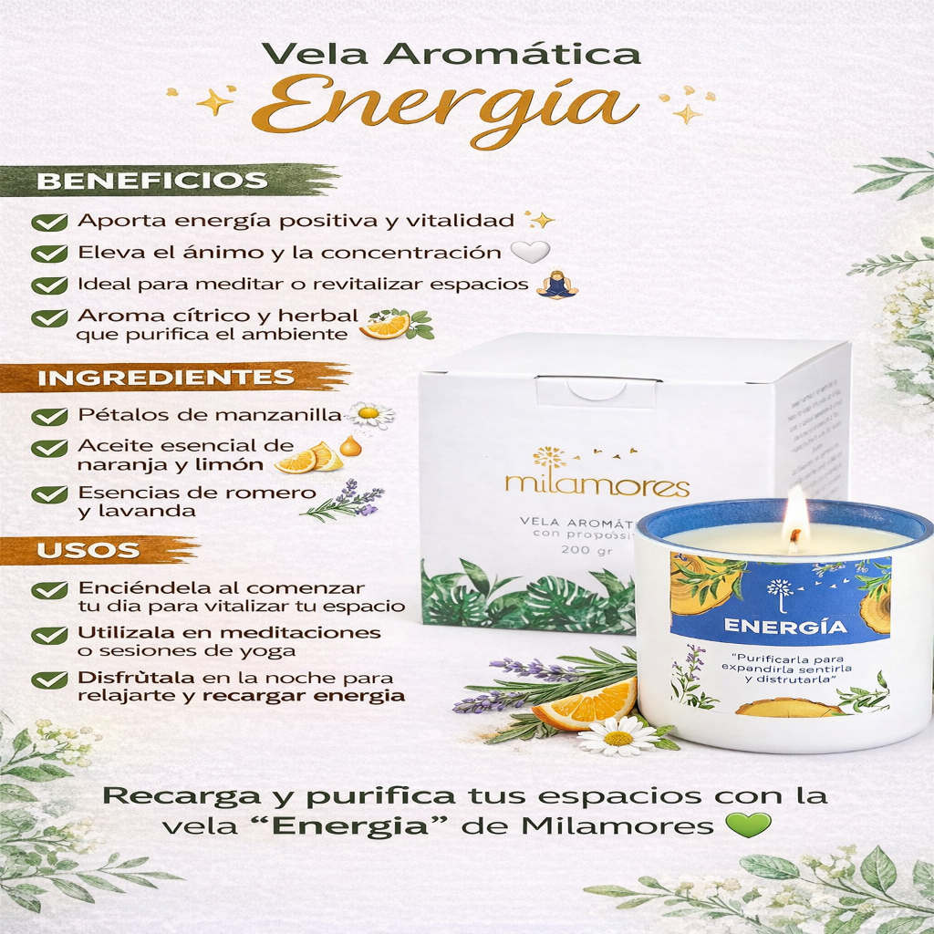 Vela Aromática - Milamores x200g