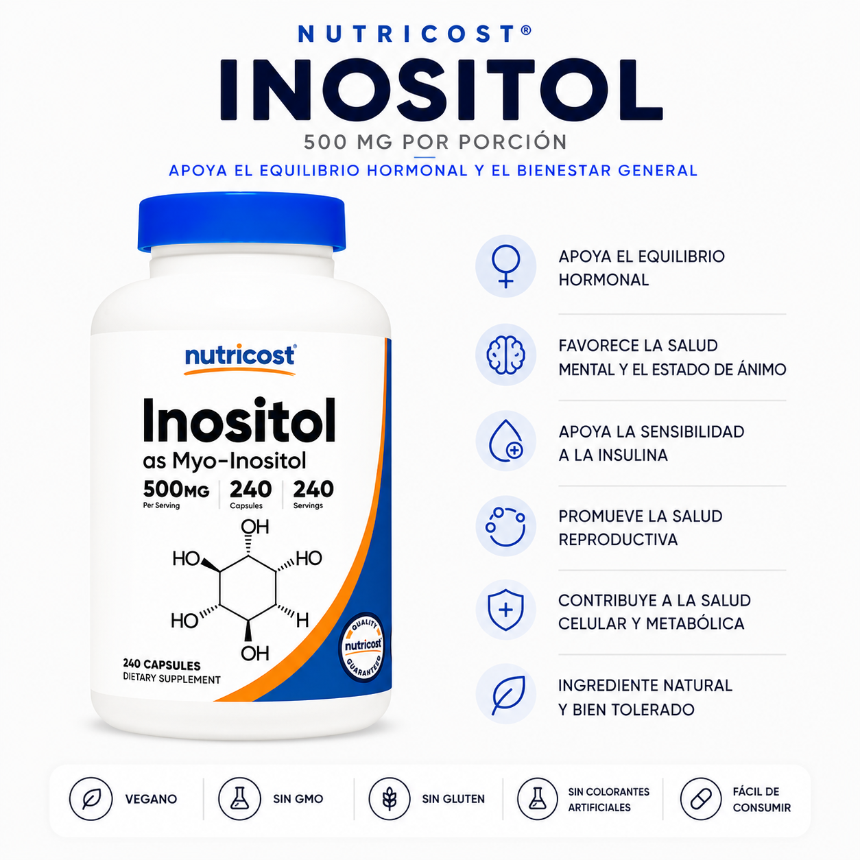 Inositol Nutricost - 240caps
