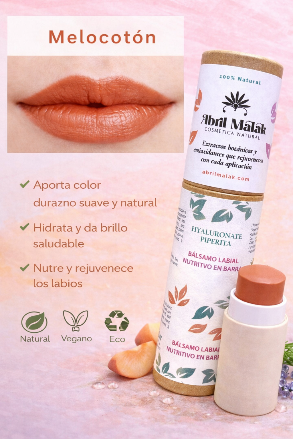 Balsamo Hidratante Labial - Abril Malak