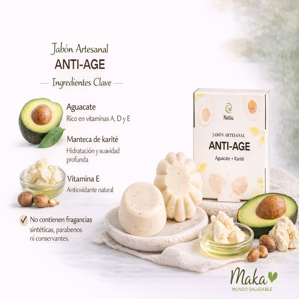 Jabon Artesanal Antiedad - Oiris x55g