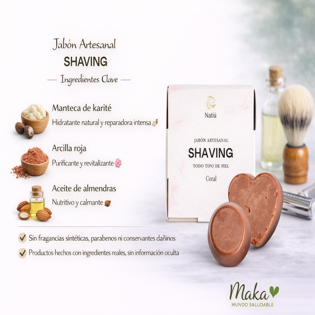 Jabón Shaving Coral para Depilar - Oiris x95g