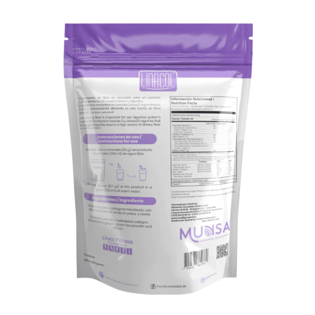 Fibra- Linacol Munsa x500g