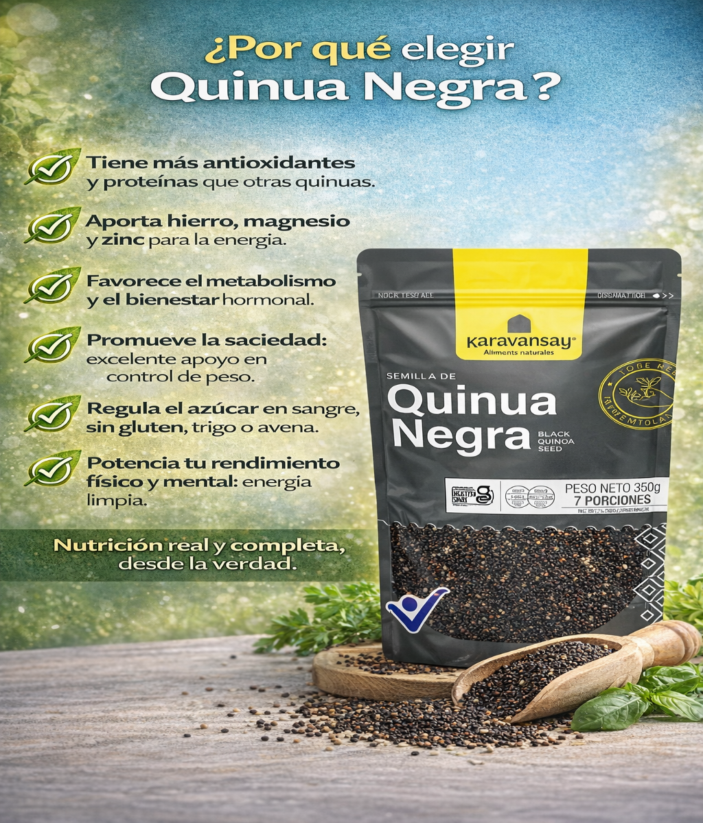 Semilla de Quinua Negra - Karavansay x350g