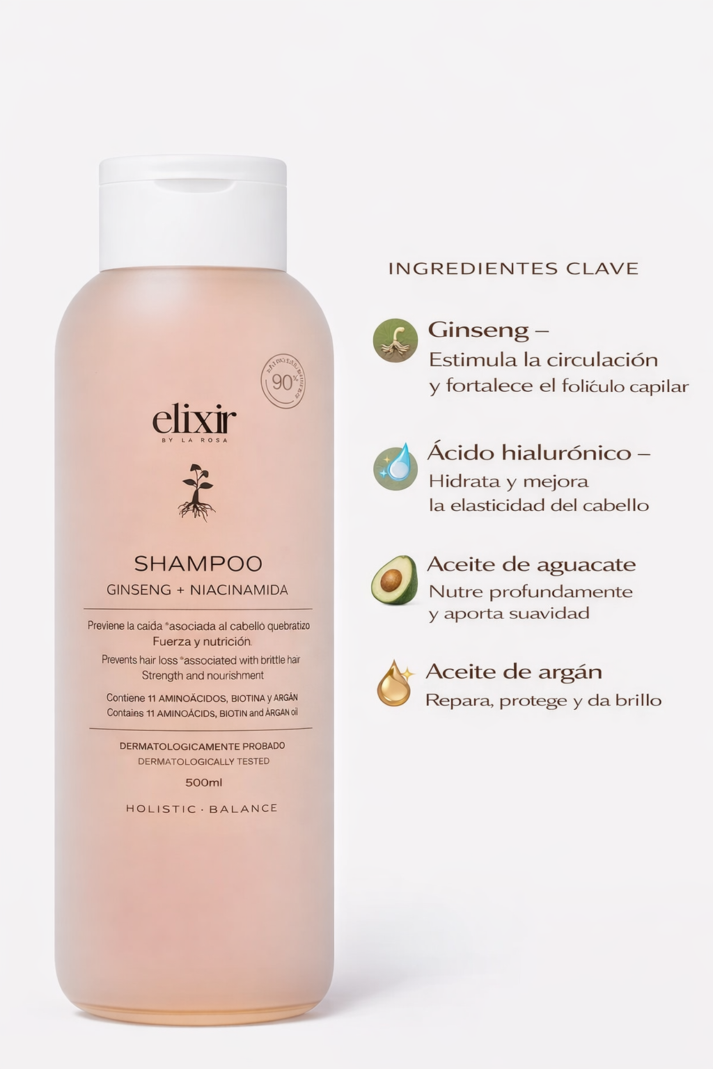 Shampoo Liquido - Elixir x500ml