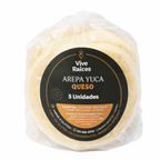 Arepa de Yuca con Queso Vive Raíces - Comida Real x5unid