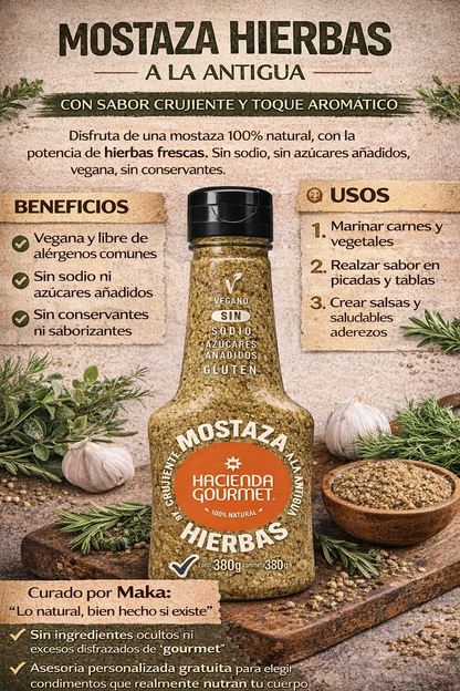 Mostaza Clásica - Hacienda Gourmet x380gr