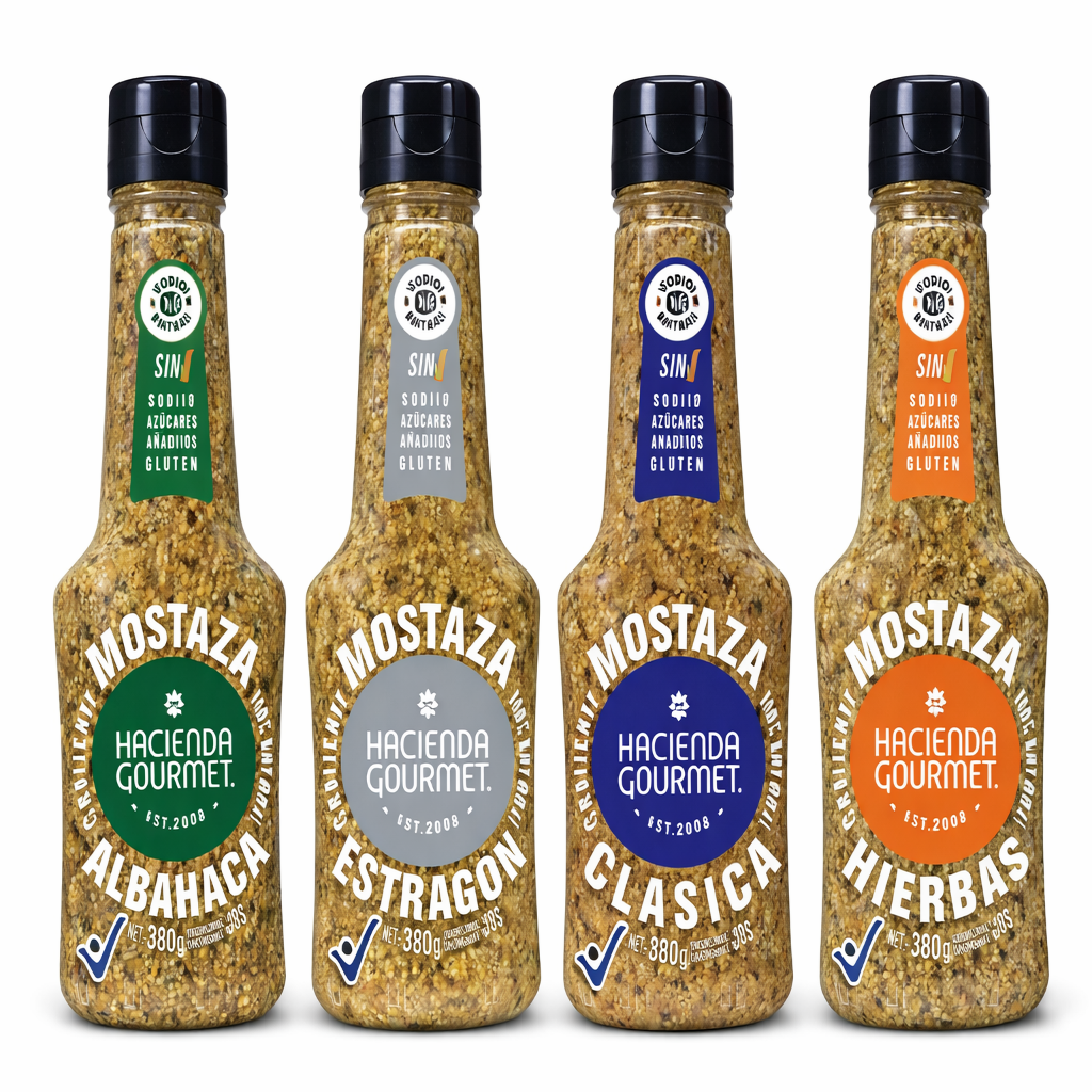 Mostaza Clásica - Hacienda Gourmet x380gr