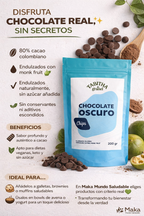 Chips de Chocolate Oscuro 80% - Tabitha x200g