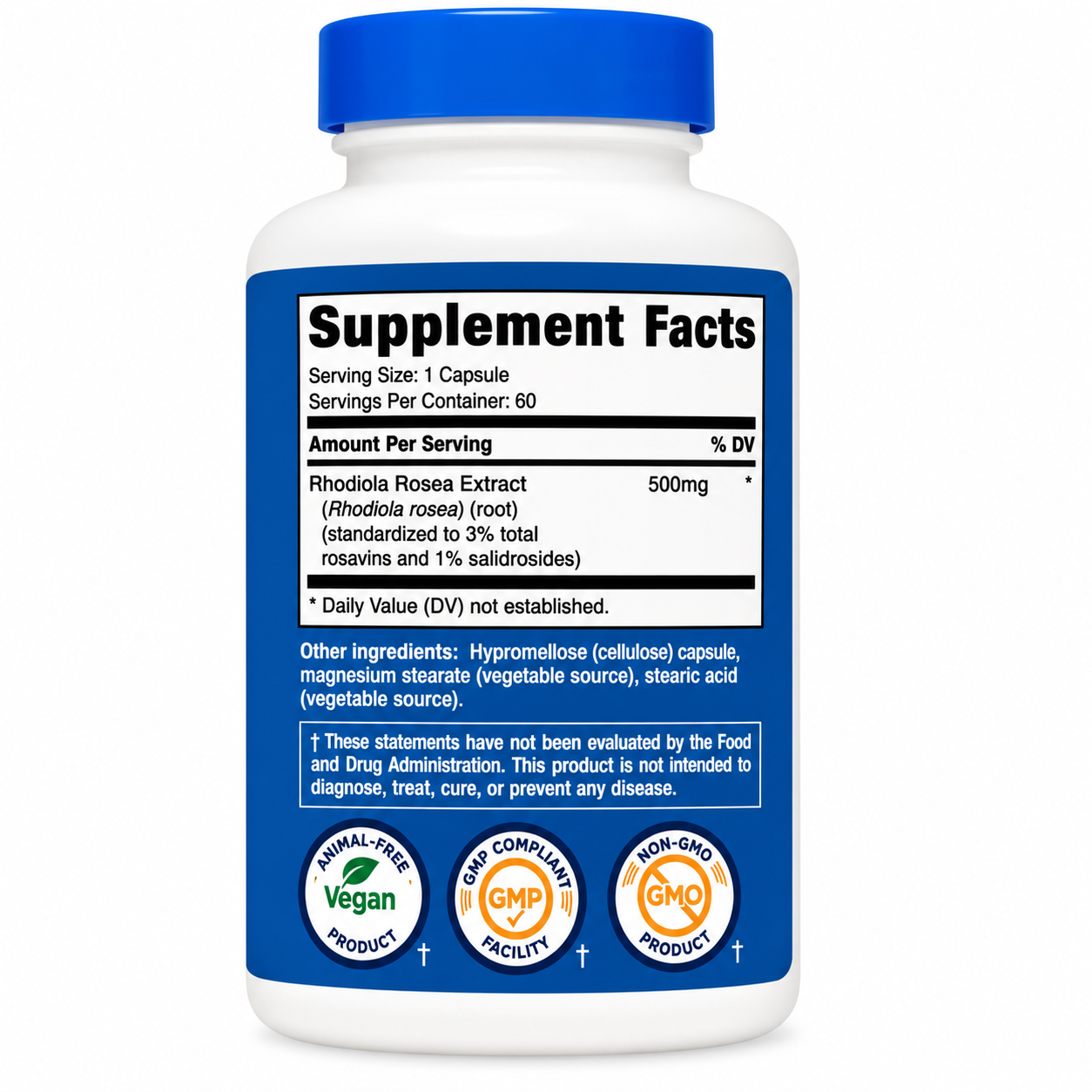 Rhodiola Rosea Nutricost - 60caps