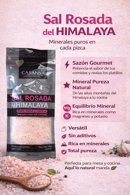 Sal Rosada del Himalaya - Cassana