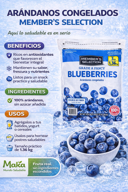 Arandanos Congelados - Member x1.36kg