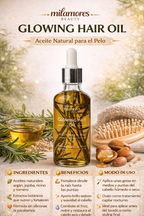Aceite Nutritivo Para El Pelo GlowingHair - Milamores x50ml