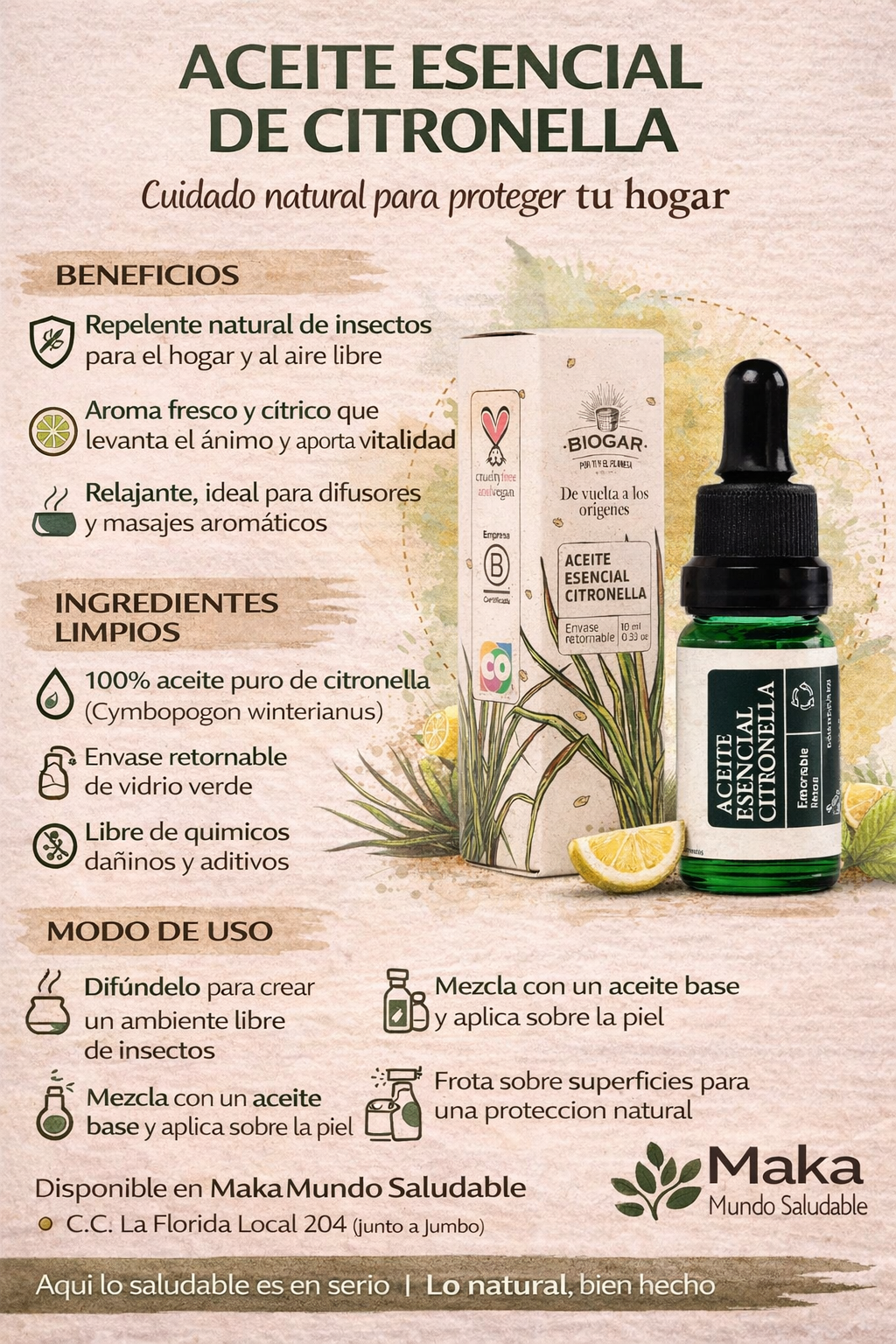 Aceite Esencial - Biogar x10ml