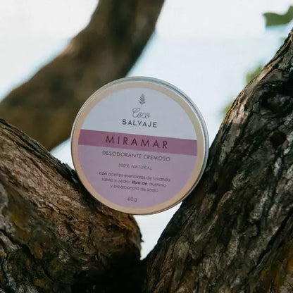 Desodorante Natural Cremoso Miramar - Coco Salvaje