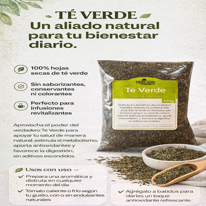 Té Verde - Prodelagro x250g