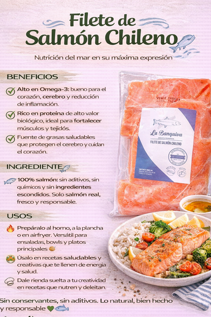Filete De Salmón - La Banquiva x500g