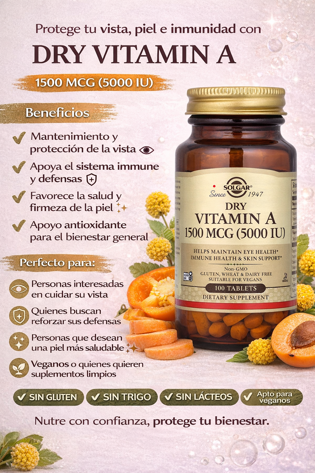 Vitamina A - Solgar x100caps