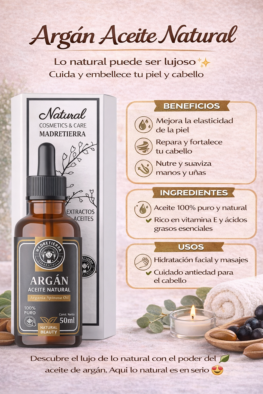Aceite de Argán - Madretierra x50ml