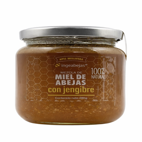 Miel De abejas Con Jengibre - Ingeabejas x280gr
