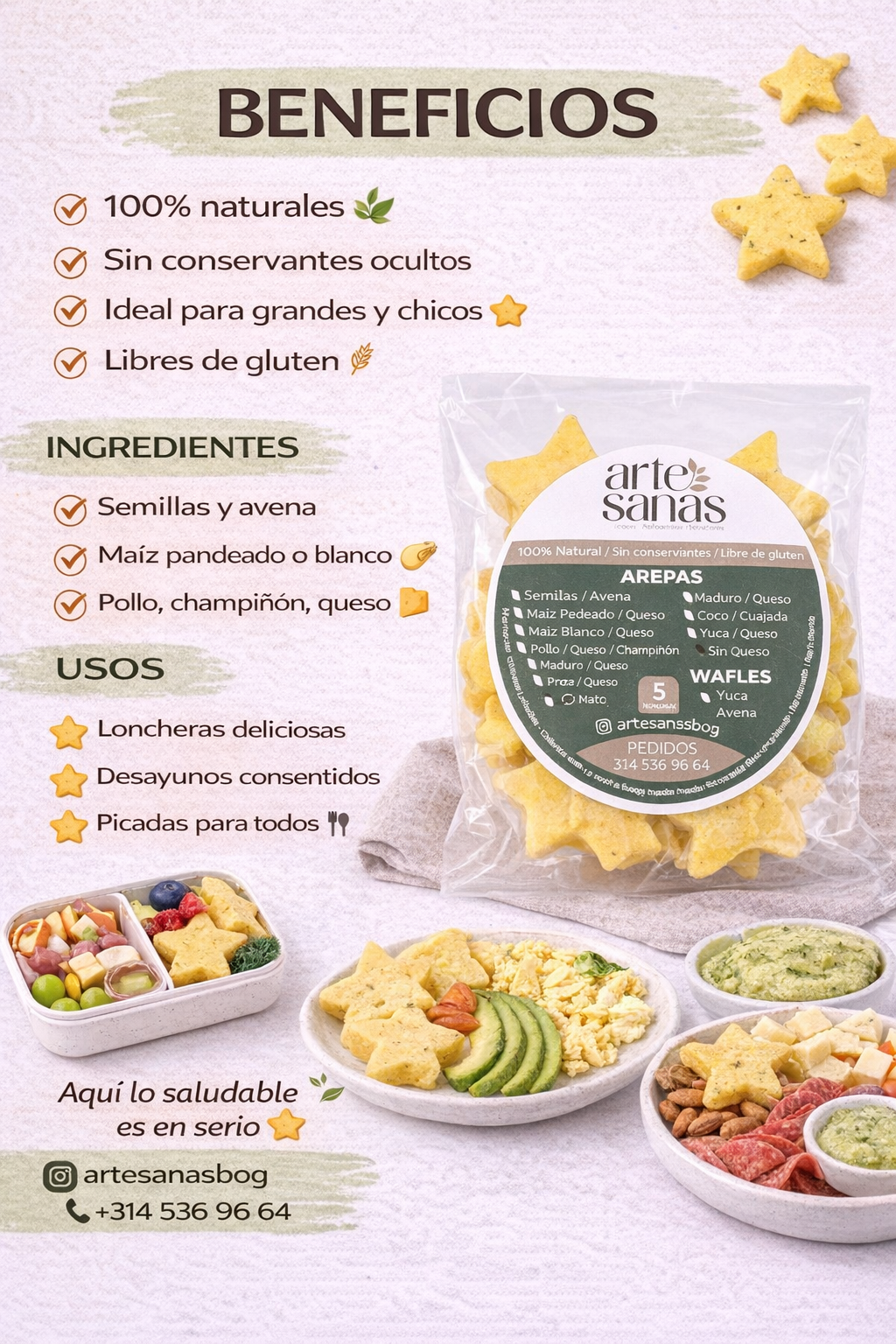 Arepa De Maduro Kids - Artesanas