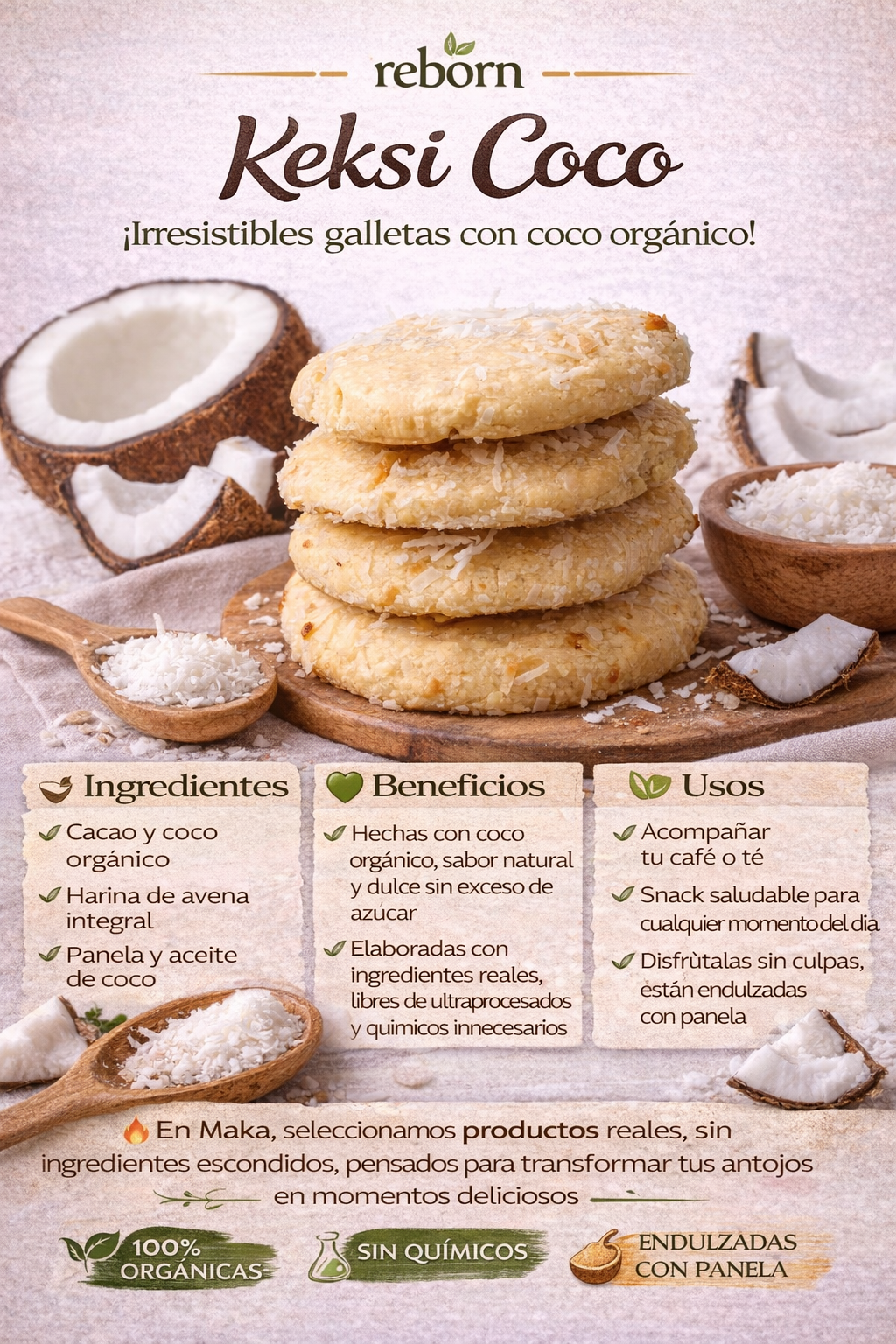 Galletas Keksi Coco - Reborn