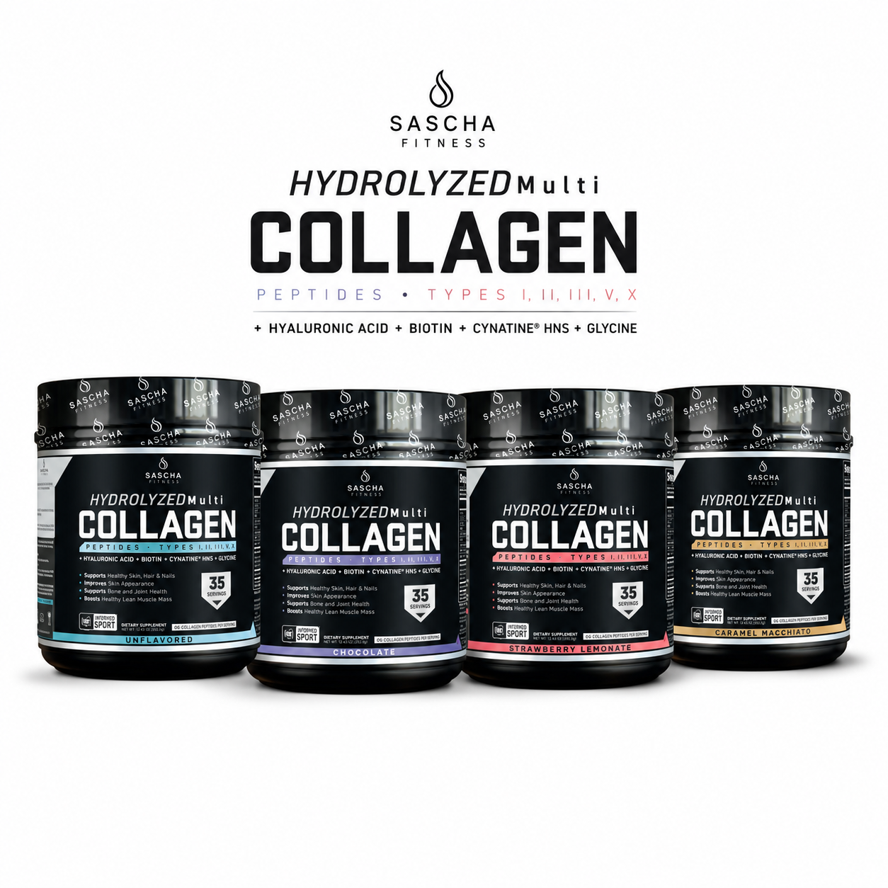 Colágeno Hidrolizado Sascha Fitness - 469 Gr