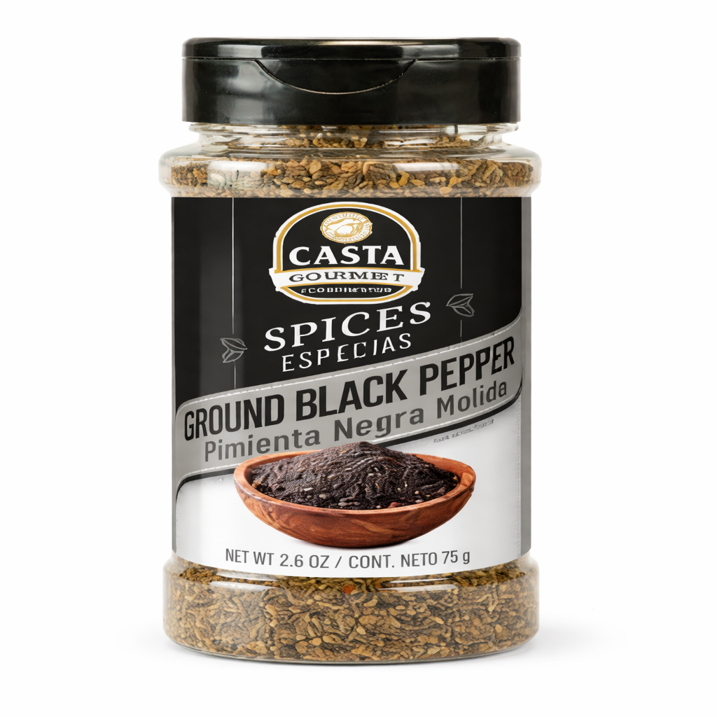 Pimienta Negra Molida- Casta Gourmet  x75gr