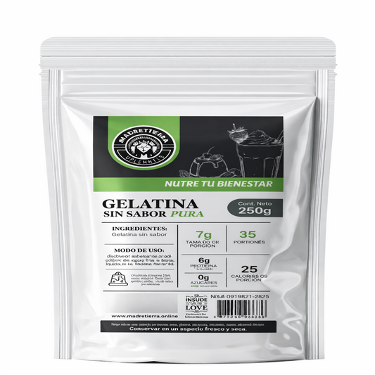 Gelatina sin Sabor - Madre Tierra x250gr
