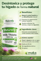 Milk Thistle (capsulas) - Naturally