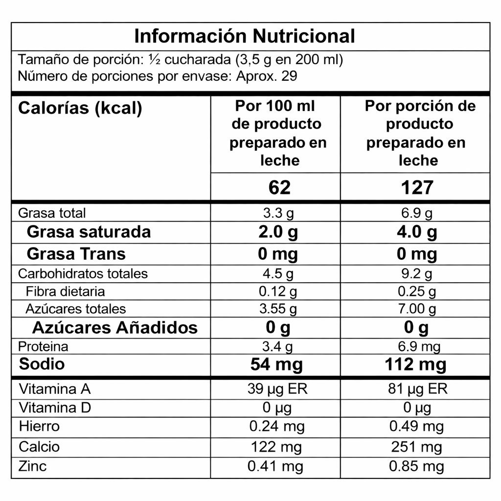 Golden Latte (Leche Dorada) - Naturela x100g