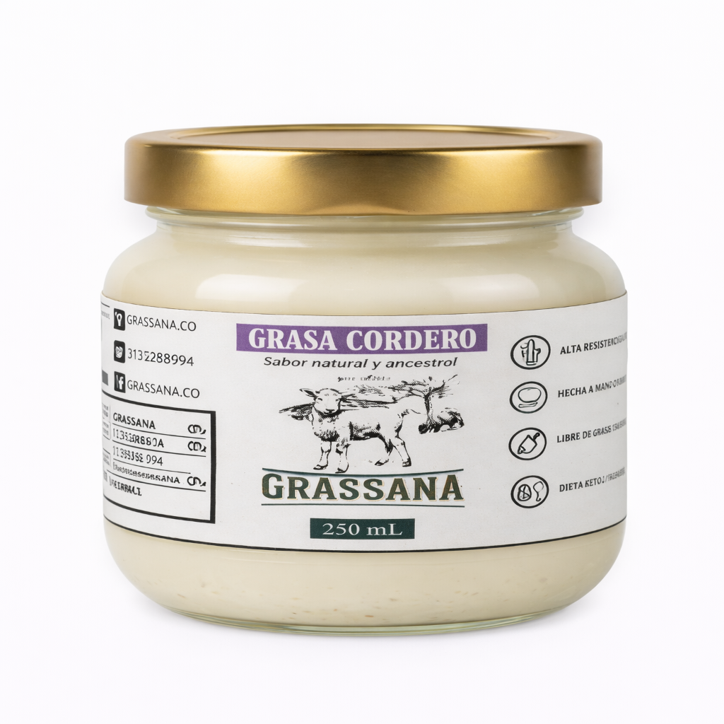 Grasa Orgánica de Cordero - Grassana x250ml
