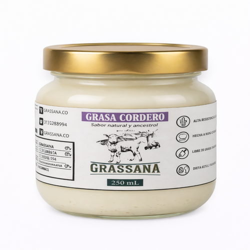 Grasa Orgánica de Cordero - Grassana x250ml