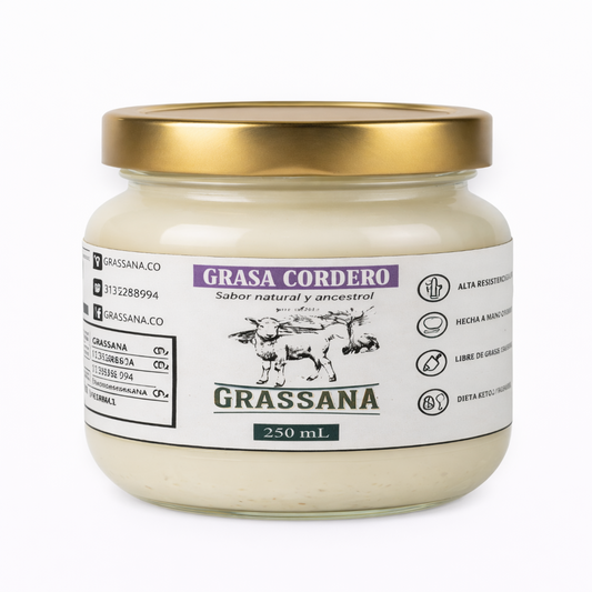 Grasa Orgánica de Cordero - Grassana x250ml