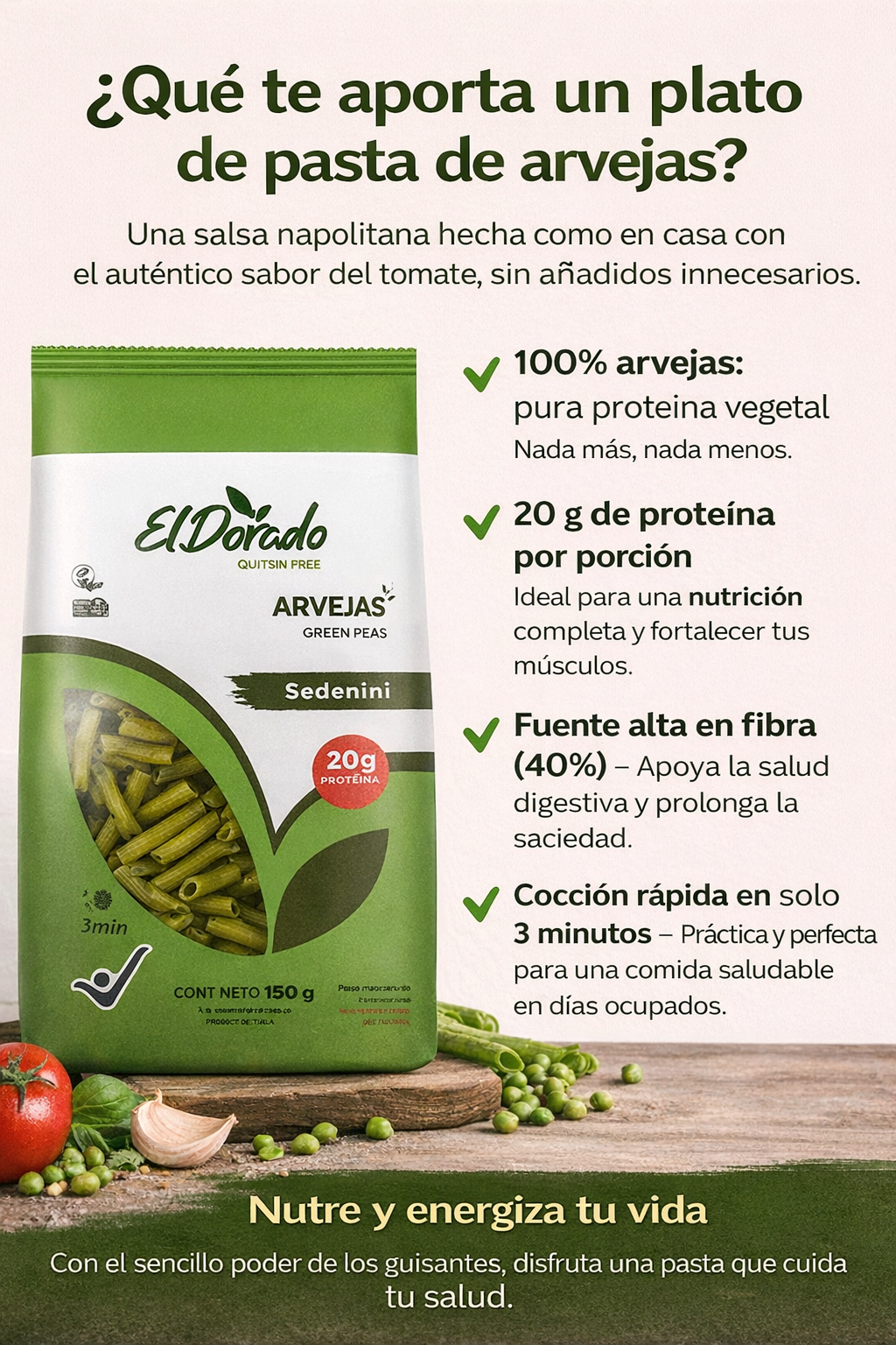 Pasta de Arveja - El Dorado x250g