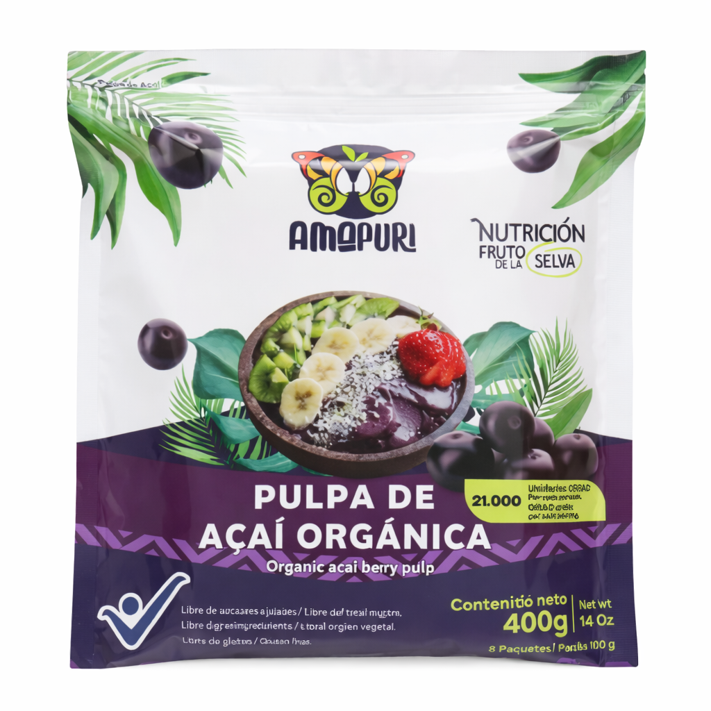 Pulpa De Açaí Congelada - Amapuri x800g