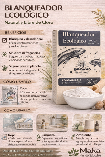 Blanqueador Ecológico - Biogar x500g
