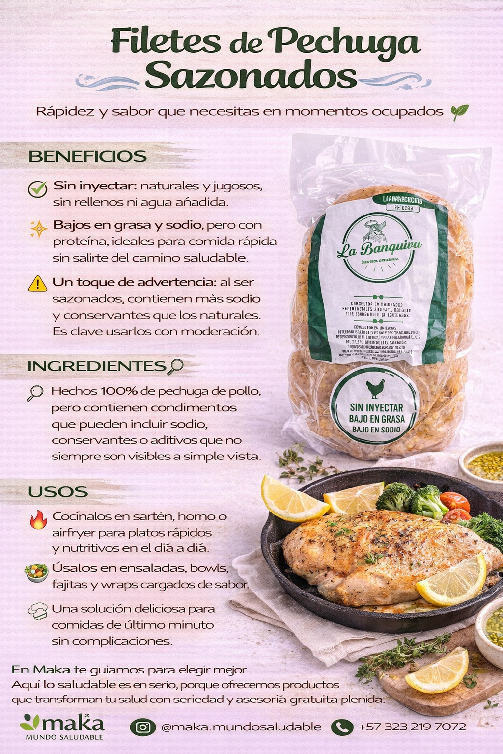 Hamburguesa De Pollo - La Banquiva