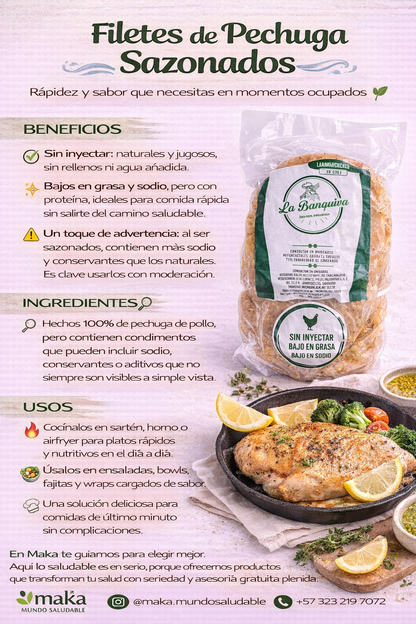 Hamburguesa De Pollo - La Banquiva