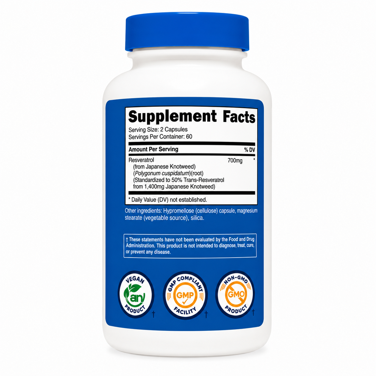 Resveratrol Nutricost - 120cap