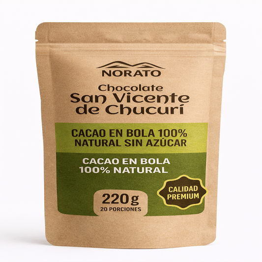 Cacao Orgánico en Bola - Norato x220g