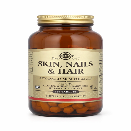 Skin, Nails & Hair, Advanced MSM Formula - Solgar x120Tabletas