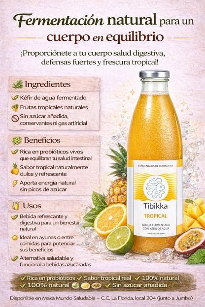 Agua De Kéfir Tropical - Tibikka