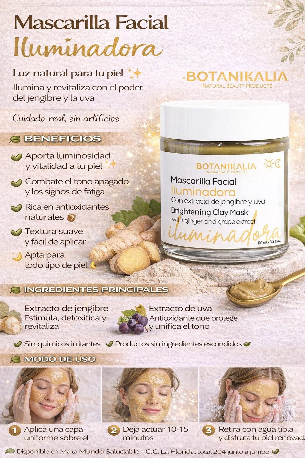 Mascarilla Iluminadora - Botanikalia x100ml