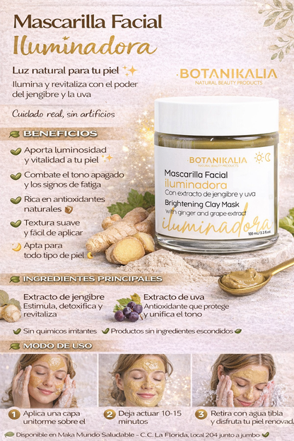 Mascarilla Iluminadora - Botanikalia x100ml