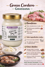 Grasa Orgánica de Cordero - Grassana x250ml