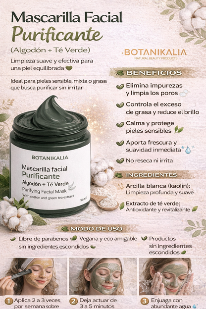 Mascarilla purificante - Botanikalia x100ml