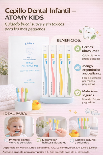 Cepillo De Dientes Para Niños - Atomy x1unid