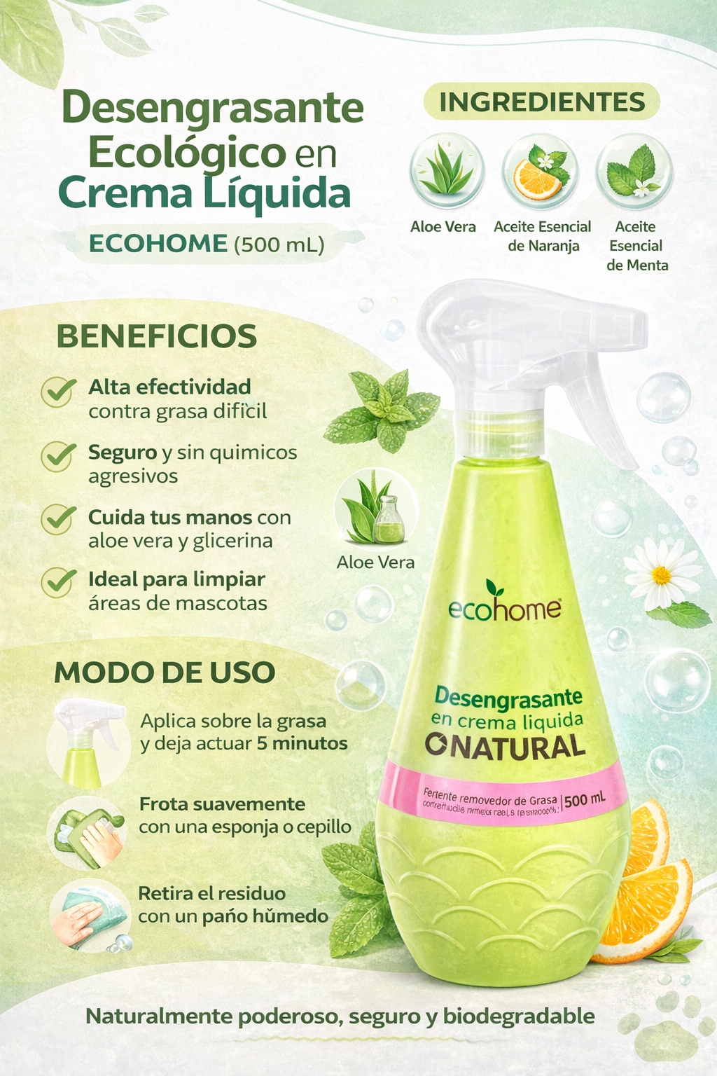 Desengrasante - Ecohome x500ml